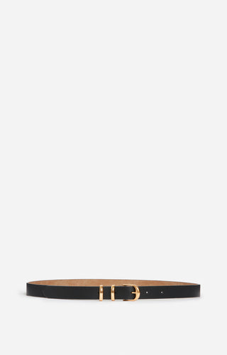 VANESSA BRUNO - Leather Belt 20mm - Noir