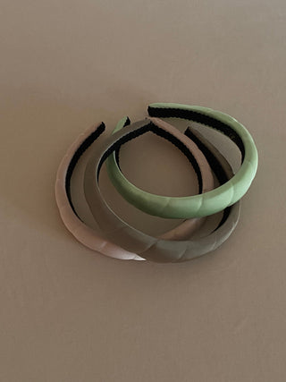Pico Copenhagen - Salicia Satin Headband - Khaki