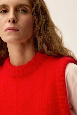 DES PETITS HAUTS - Alberto Sweater - Tomate