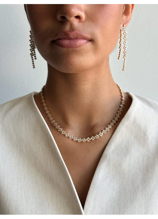 Pico Copenhagen - Claire Crystal Necklace - Clear