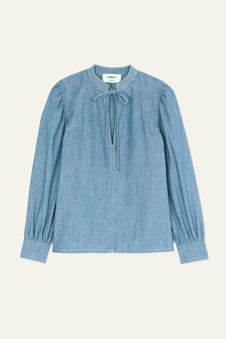 BA&SH - Kula Blouse - Light Blue