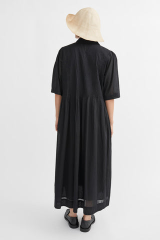 SKALL - Dot Shirtdress - Black