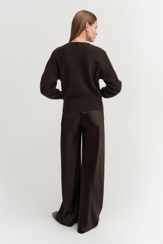 ALMADA LABEL - Pre-Order Coco Cardigan - Chocolat