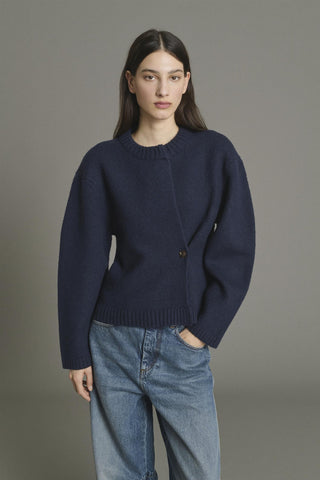 SOEUR - PRE-ORDER Galileo Blouse - Navy