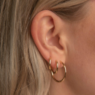 Emilia by Bon Dep - Emilia Small Gold Hoops