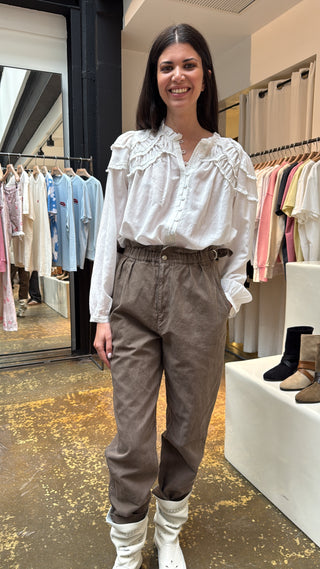 ISABEL MARANT ÈTOILE - Neriah Pants - Dark Bronze