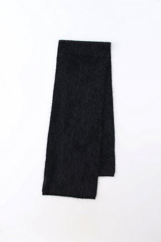 THE CURATED - The Fluffy Cashmere Scarf - Charcoal Grey