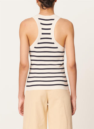 VANESSA BRUNO - Edea Top - Off White/Navy