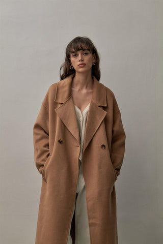 THE CURATED - The London Coat - Camel