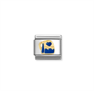 Nomination - Link SYMBOLS steel 18k gold BLUE BACKPACK