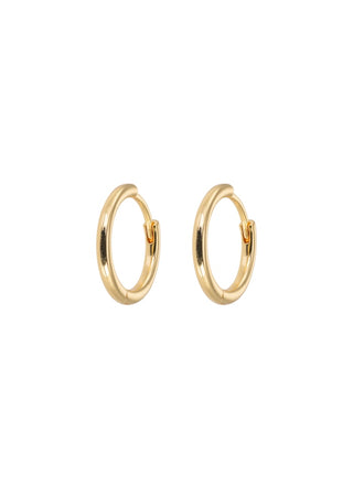 Emilia by Bon Dep - Emilia Medium Gold Hoops