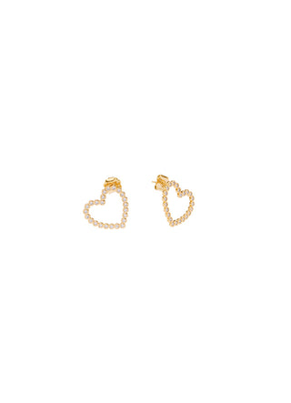 Pico Copenhagen - Mina Crystal Studs - Clear