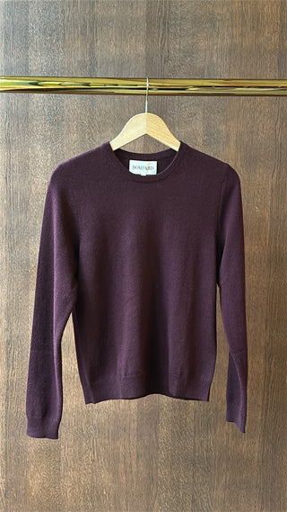 BOMPARD - Classic Round Neck Sweater - Grenat