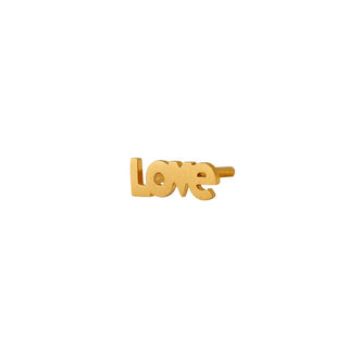 STINE A - I Love Earring - Gold