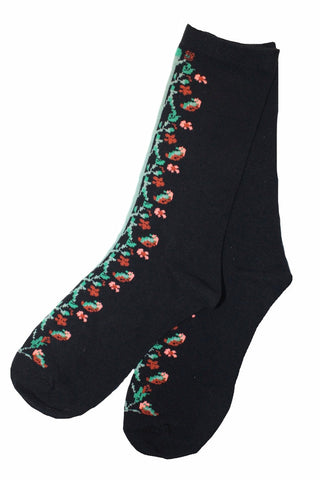 Pico Copenhagen - Flower Sock - Black