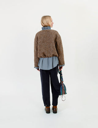 APOF - Annemonne Blouse - Grey Stripe