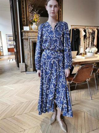 ULLA JOHNSON - Brea Blouse - Ocean