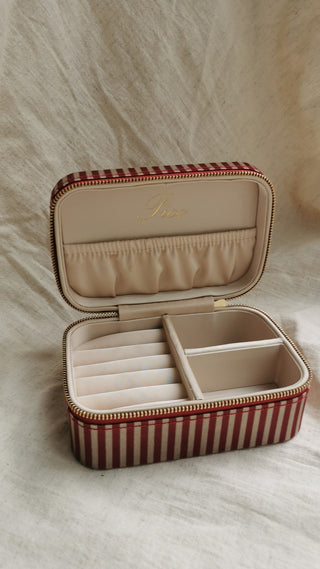 Pico Copenhagen - Large Jewelry Box - Red Stripe