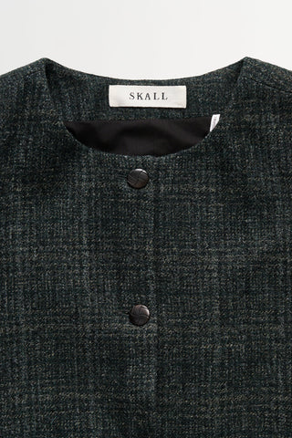 SKALL - Mabel Jacket - Green Check Structure