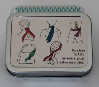 LES BELLES VAGABONDES - Bandeau Jardin Anglais - Bleu