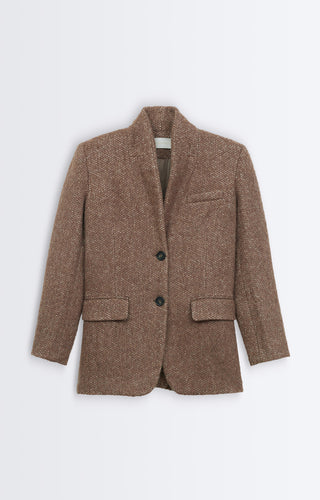 VANESSA BRUNO - Jovanka Jacket - Marron Chine
