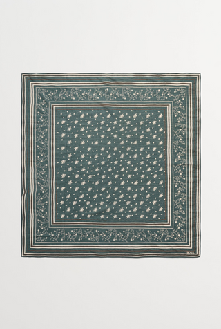 SKALL - PRE-ORDER Skall Classic Scarf 90x90 - Dark Green/Brown