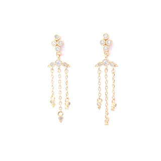Rose Marie Paris - Stud Hanging Dots - Gold