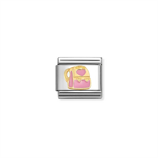 Nomination - Link SYMBOLS steel 18k gold PINK BACKPACK