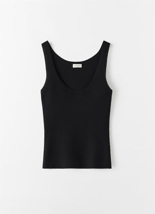 ALMADA LABEL - Indy Rib Top - Black