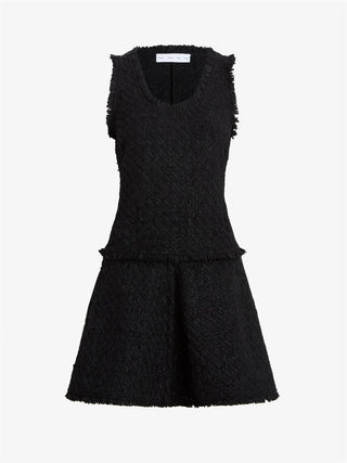 PROENZA SCHOULER - Kaida Dress Basketweave Tweed - Black