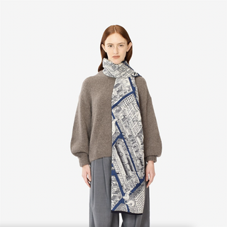 INOUI - Scarf Turgot 100 - Dark Blue