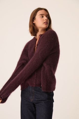 DES PETITS HAUTS - Bea Cardigan - Prune
