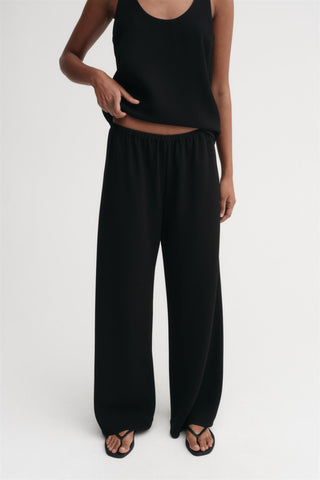 ALMADA LABEL - Bea Crepe Pants - Black