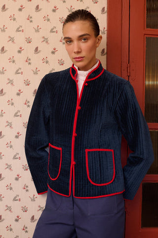 MARIA DE LA ORDEN - Fittonia Jacket - Navy