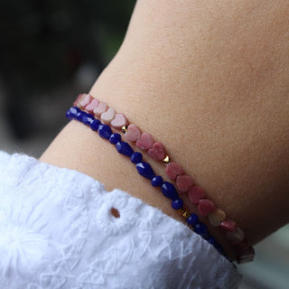 STINE A - Pink Hearts Bracelet