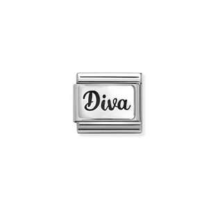 Nomination - Link PLATES 925 sterling silver DIVA