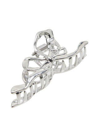 Pico Copenhagen - Petit Metallic Bow - Shiny Silver