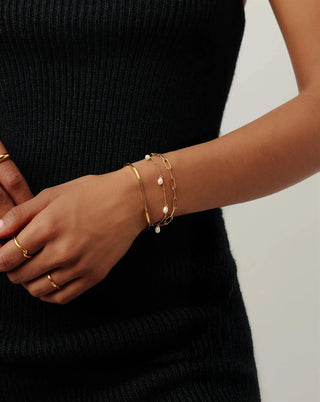 MISSOMA - Pearl Baya Baroque Chain Bracelet