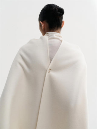ALMADA LABEL - Pre-Order Colette Doublé Cape - Cream