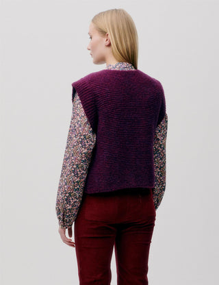APOF - Gia Vest - Prune Purple