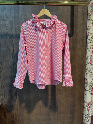 APOF - Anja Shirt - Red White Stripe