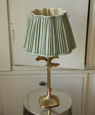 DOING GOODS - Diya Scalloped Lampshade Silk - Sage