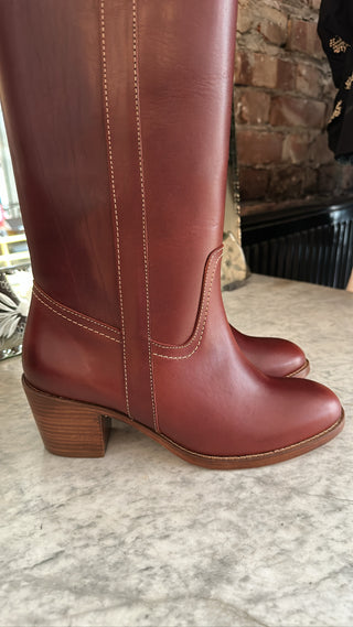 VANESSA BRUNO - Bottes 60mm Boot - Beetroot