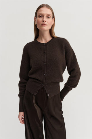ALMADA LABEL - Pre-Order Coco Cardigan - Chocolat