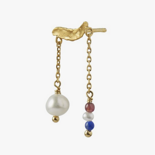 STINE A - Petit Gold Splash Earring Chains & French Kiss