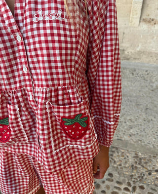 SISSEL EDELBO - Bobbie Top - Red Checks