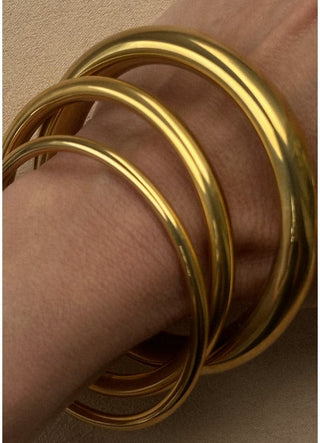 Pico Copenhagen - Ray Bangle 4mm - Gold