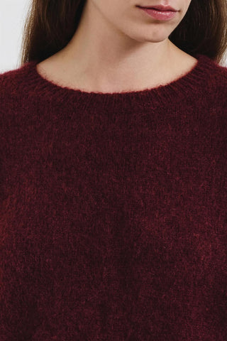 POMANDÈRE - 3/4 Sweater - Burgundy