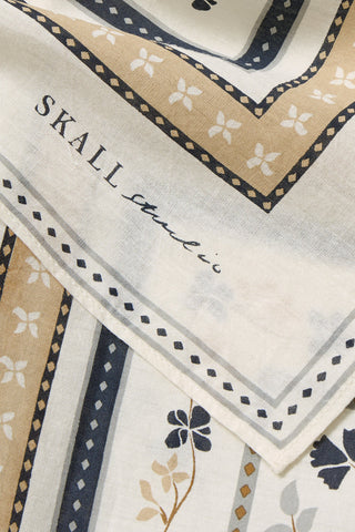 SKALL - Skall Floral Scarf - Ivory