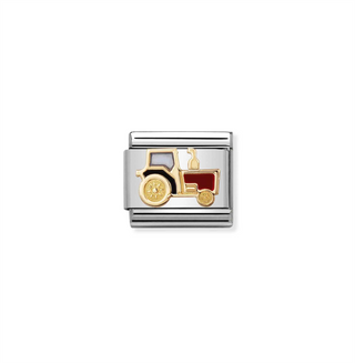 Nomination - Link CLASSIC steel 18k gold TRACTOR